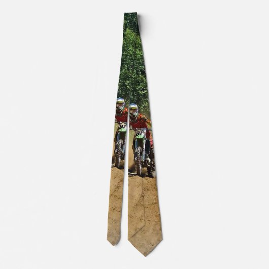 モトクロスダートバイクチャンピオンレース ネクタイ (裏面)