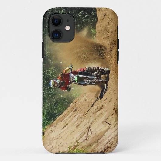 モトクロスダートバイクチャンピオンレース Case-Mate iPhoneケース (裏面)