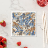 モトクロスダートバイクバースデーパーティーバイク スタンダードカクテルナプキン (インサイチュ)