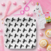 モトクロスダートバイクバースデーパーティー ペーパープレート (パーティー)