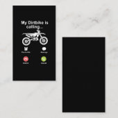 モトクロスダートバイクブレーキオフロードダイトバイクライダーズ 名刺 (正面/裏面)