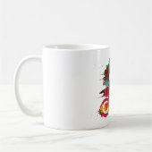 モトクロスダートバイク コーヒーマグカップ (左)