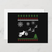 モトクロスディアバイクバイクバイクリスギフト ポストカード (正面/裏面)