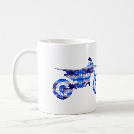 モトクロスバイクに耐える コーヒーマグカップ (左)