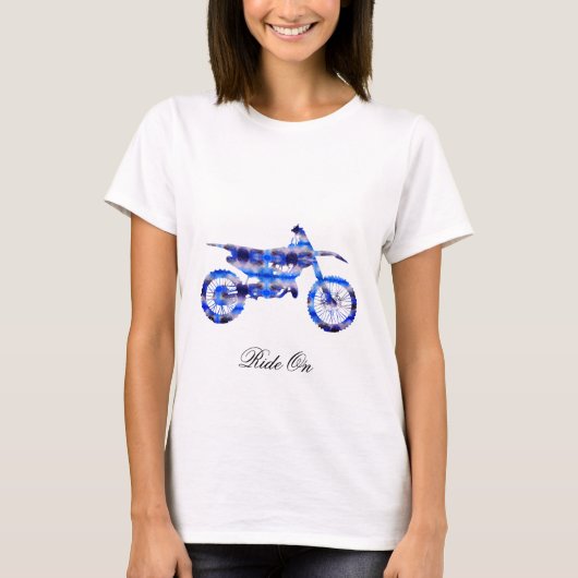 モトクロスバイクに耐える Tシャツ (正面)