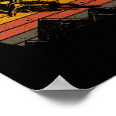 モトクロスバイクもしくは自転車に乗る人ダートバイクライダーエンデューロバイクもしくは自転車に乗る人 ポスター (角)