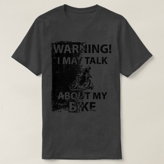 モトクロスバイクもしくは自転車に乗る人フリースタイルスタント12 Tシャツ (デザイン正面)