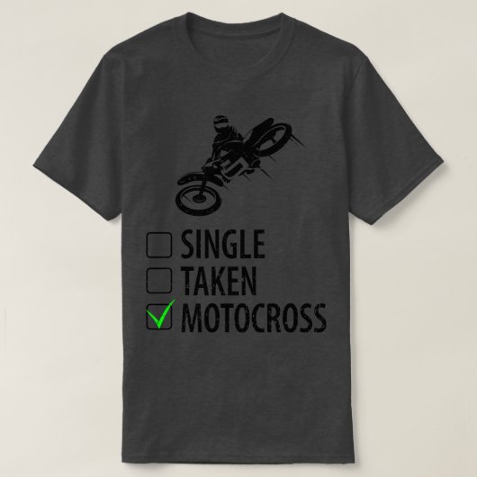 モトクロスバイクもしくは自転車に乗る人フリースタイルスタント3 Tシャツ (デザイン正面)