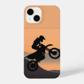 モトクロスバイクレース iPhoneケース (裏面)