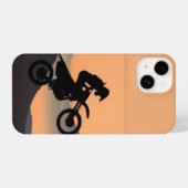 モトクロスバイクレース iPhoneケース (裏面横)
