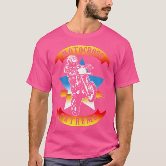 モトクロスバイクBmx T Tシャツ (正面)