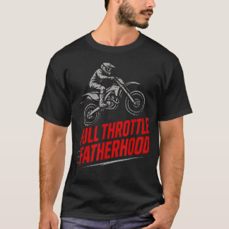 モトクロスパパ モトクロス バイク 父の日 Tシャツ