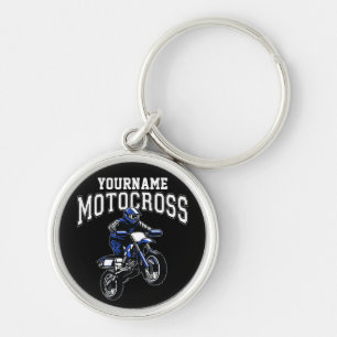 モトクロスパーソナライズされたダートバイクライダーレース キーホルダー