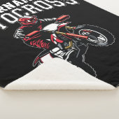 モトクロスパーソナライズされたダートバイクライダーレース  シェルパブランケット (3/4)