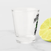 モトクロスパーソナライズされたダートバイクライダーレース ショットグラス (左)