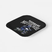 モトクロスパーソナライズされたダートバイクライダーレース ペーパープレート (傾斜あり)