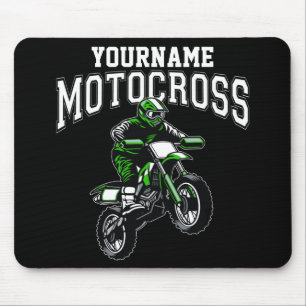 モトクロスパーソナライズされたダートバイクライダーレース マウスパッド
