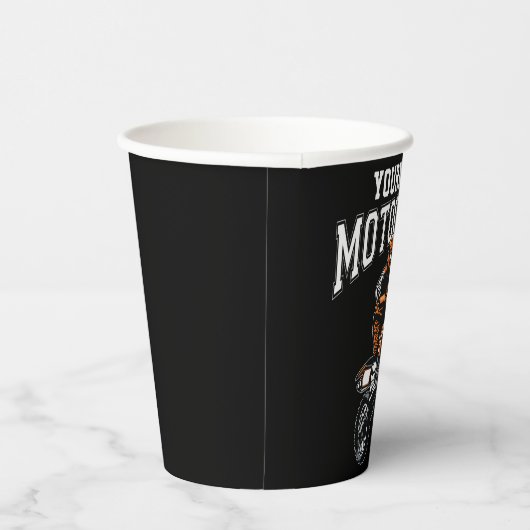 モトクロスパーソナライズされたダートバイクライダーレース 紙コップ (右)