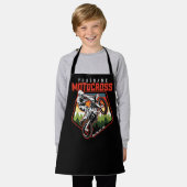 モトクロスパーソナライズされたレーシングのダート・バイク・トレイルライド エプロン (着用した状態)