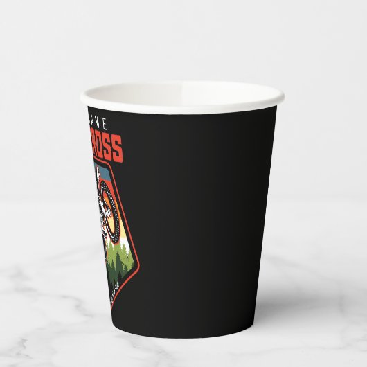 モトクロスパーソナライズされたレーシングのダート・バイク・トレイルライド 紙コップ (左)