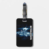 モトクロスパーソナライズされた ラゲッジタグ (裏面縦)