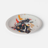 モトクロスパーティーナプキンス ペーパープレート (アングル)