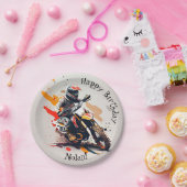 モトクロスパーティーナプキンス ペーパープレート (パーティー)