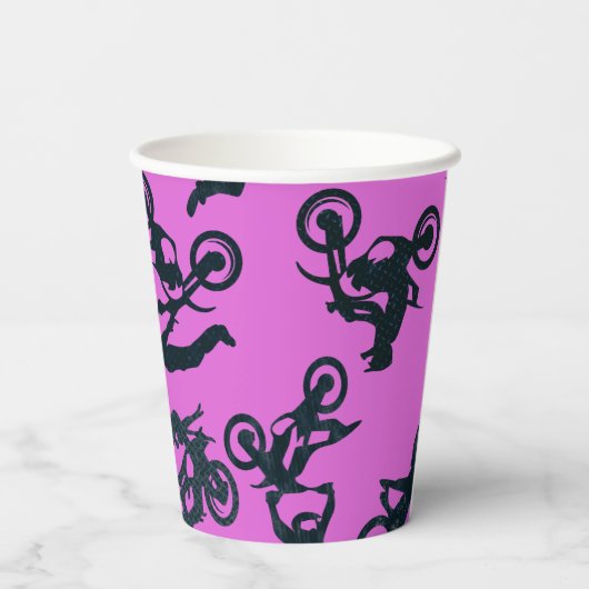 モトクロスピンク 紙コップ (裏面)