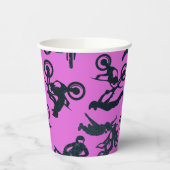 モトクロスピンク 紙コップ (左)