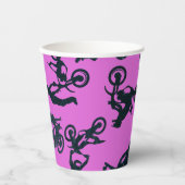 モトクロスピンク 紙コップ (正面)