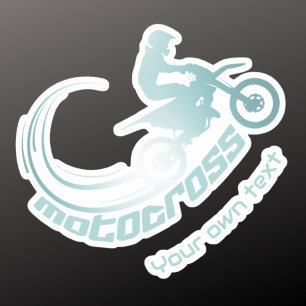 モトクロスモトクロスダイバイクラベル シール