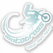 モトクロスモトクロスダイバイクラベル シール (正面)