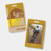 モトクロスモト – x mxクラブイベント参加 バッジ (正面＆裏面)