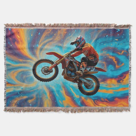 モトクロスライダーと夢の世界 スローブランケット (正面)
