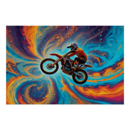 モトクロスライダーと夢の世界 ポスター