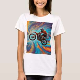モトクロスライダーと夢の世界 Tシャツ