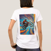 モトクロスライダーと夢の世界 Tシャツ (裏面)