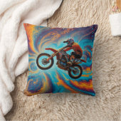 モトクロスライダーと夢の風景 クッション (ブランケット)
