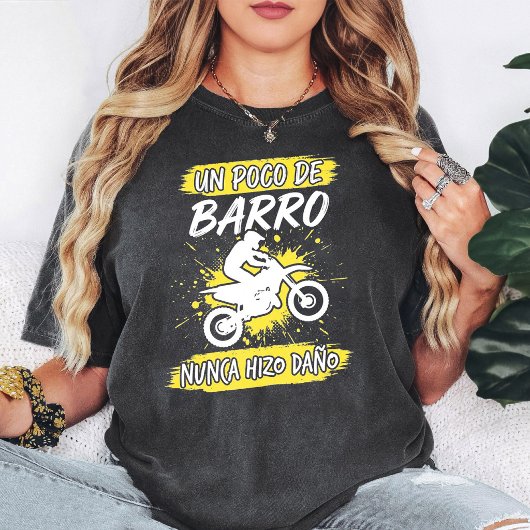 モトクロスライダーの泥んこ遊び Tシャツ