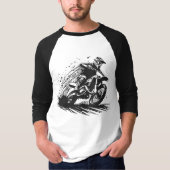 モトクロスライダースリルTシャツ2色 Tシャツ (正面)