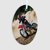 モトクロスライダー装飾用クッション オーナメント (正面)