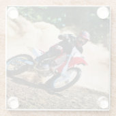 モトクロスライダー装飾用クッション ガラスコースター (裏面)