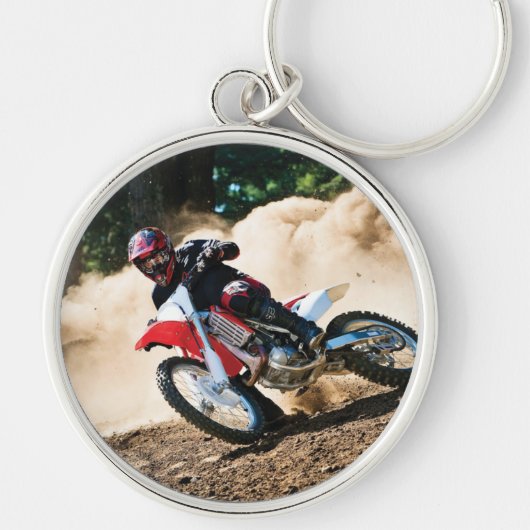 モトクロスライダー装飾用クッション キーホルダー (正面)