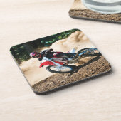 モトクロスライダー装飾用クッション コースター (左側)