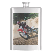 モトクロスライダー装飾用クッション フラスク (正面)