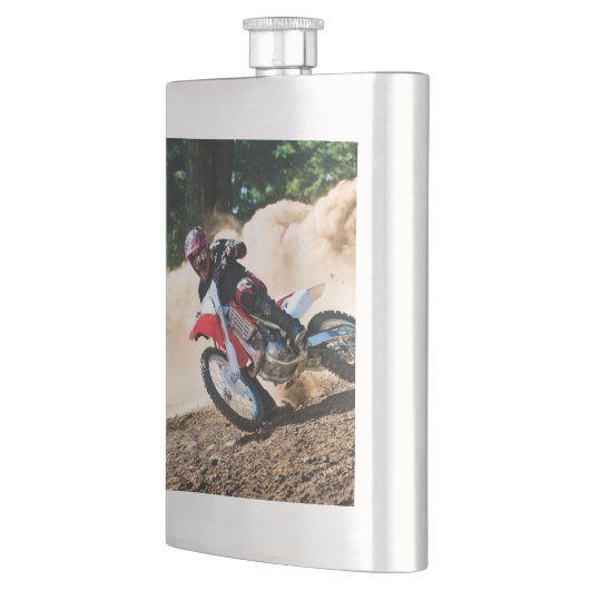 モトクロスライダー装飾用クッション フラスク (左)