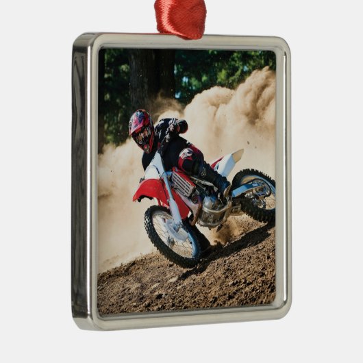 モトクロスライダー装飾用クッション メタルオーナメント (右)