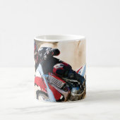 モトクロスライダー装飾用クッション モーフィングマグカップ (中央)