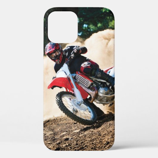 モトクロスライダー装飾用クッション Case-Mate iPhoneケース (裏面)