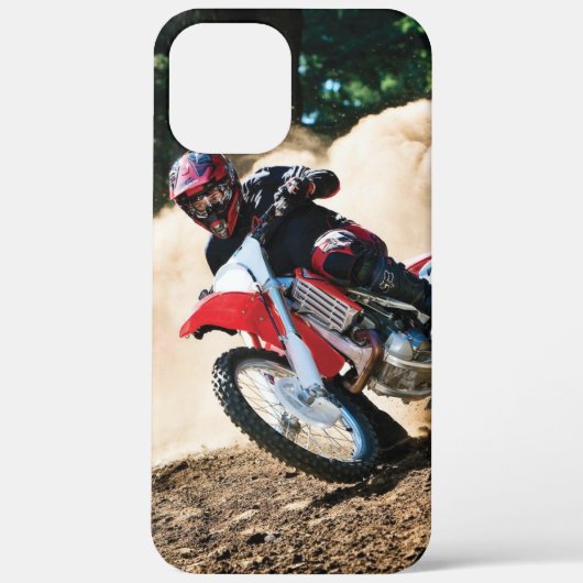 モトクロスライダー装飾用クッション Case-Mate iPhoneケース (裏面)